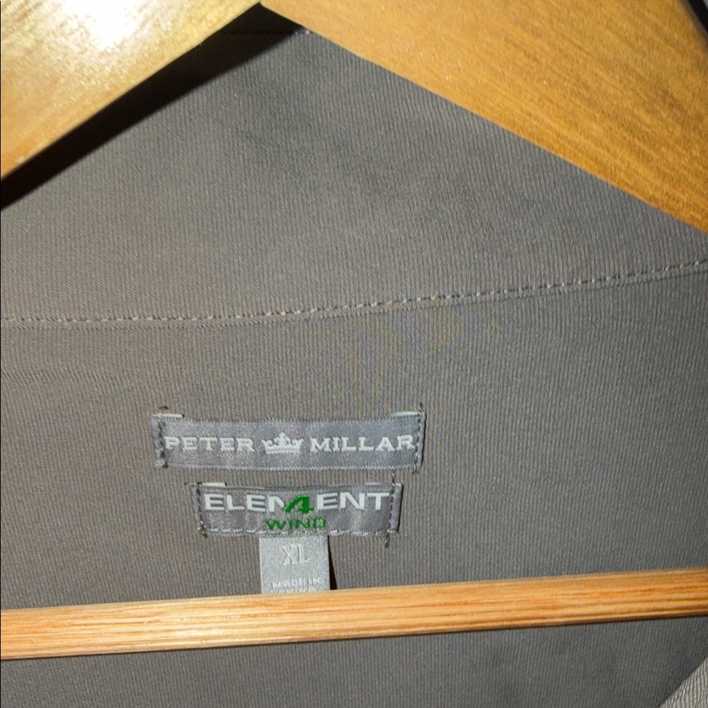 Peter Millar Gray Element Wind Pullover - image 2